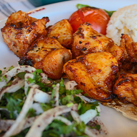 PİLAV ÜSTÜ TAVUK ŞİŞ (300GR/100GR)